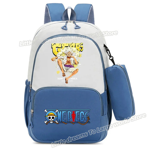 Mochila de One Piece – Emblema Pirata de Monkey D. Luffy