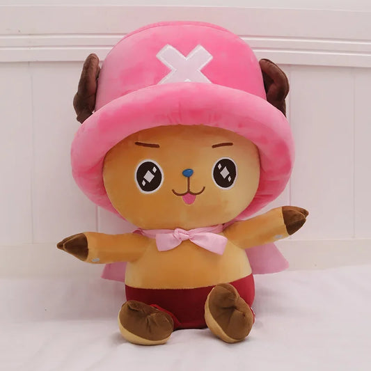 Peluche Tony Tony Chopper - Classico design con cappello rosa (20 cm)