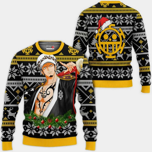 Maglione One Piece - Design Monkey D. Luffy Gear 5 (Nero)