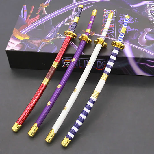 One Piece Sabre - Set di 4 katane di Roronoa Zoro (collezione di armi)