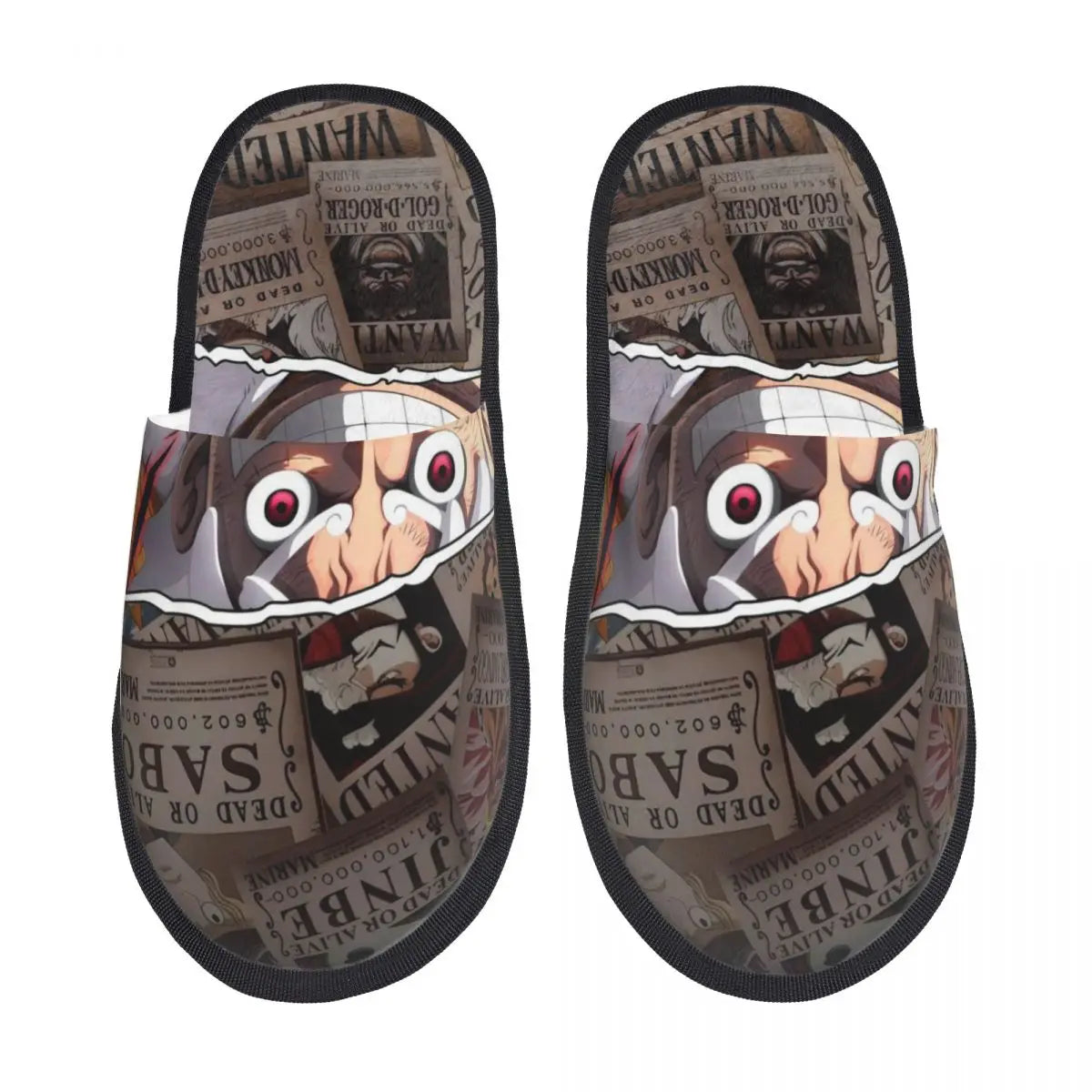 Pantofole One Piece - Design di Sabo, Luffy e Ace (fratelli)