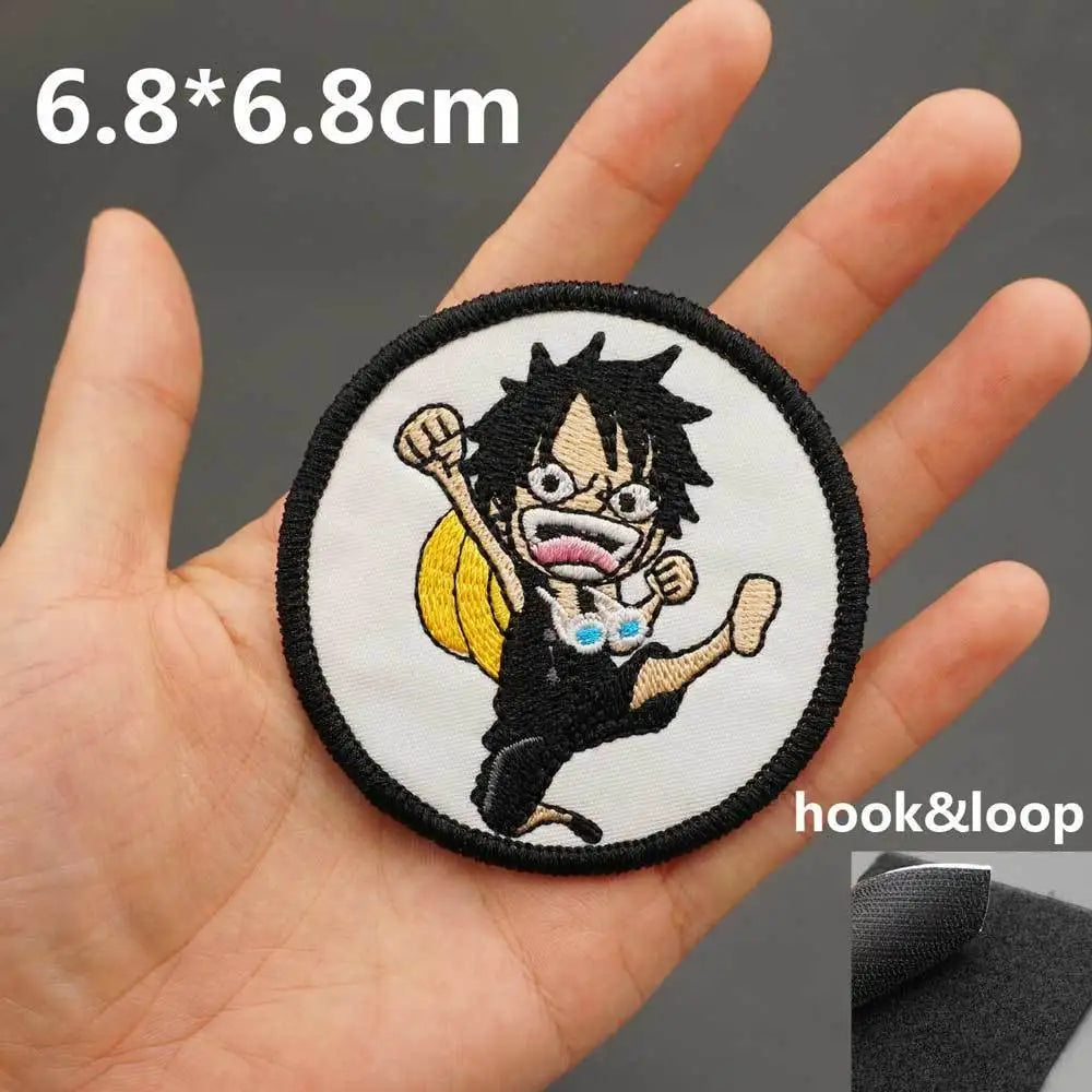 Toppa One Piece - Monkey D. Luffy Combat (Cerchio Nero)