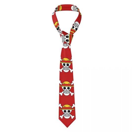 Cravate One Piece – Skull Pirate Rouge