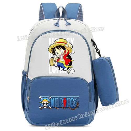 Mochila de One Piece – Monkey D. Luffy con sombrero de paja sonriente