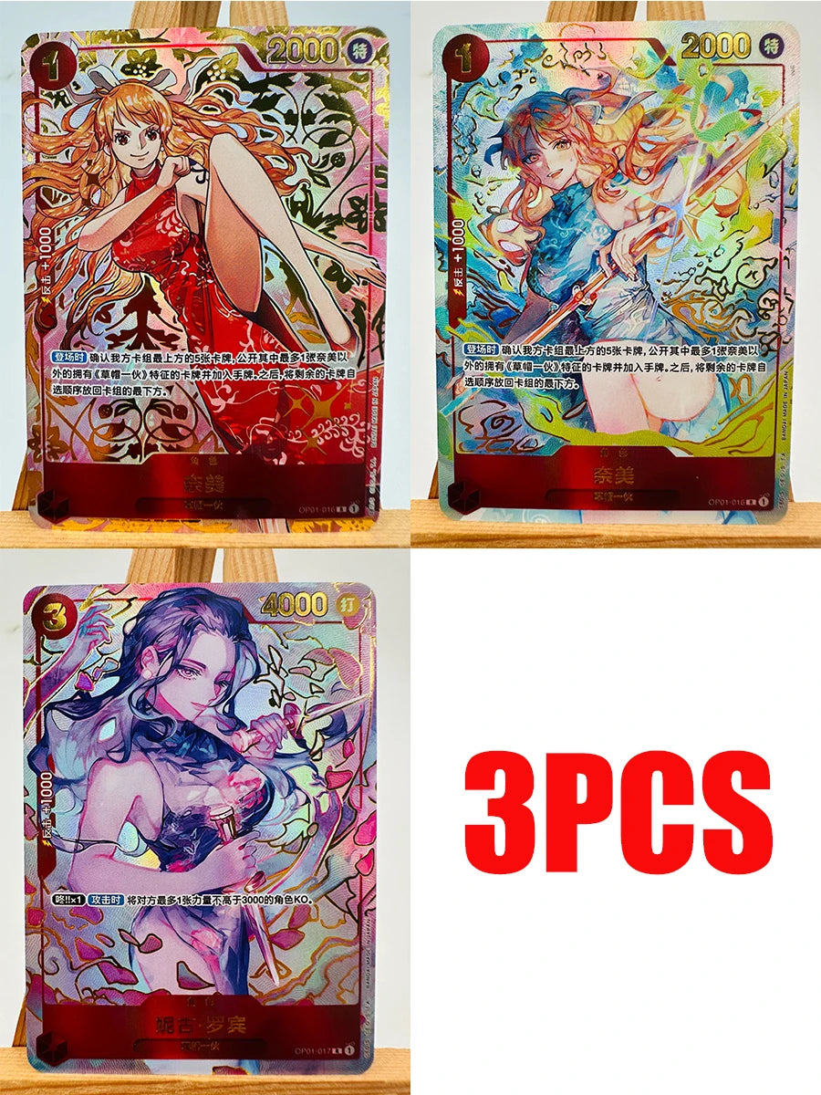 Pacchetto speciale One Piece TCG - Trio Boa Hancock e Nami (3 pezzi)