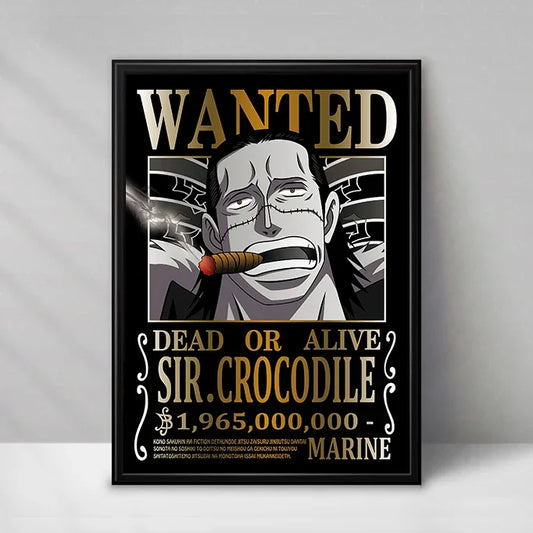 Poster One Piece Wanted - Sir Crocodile (Baroque Works)