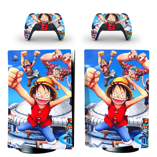 Adesivi One Piece PS5 - Monkey D. Luffy Azione Combattimento