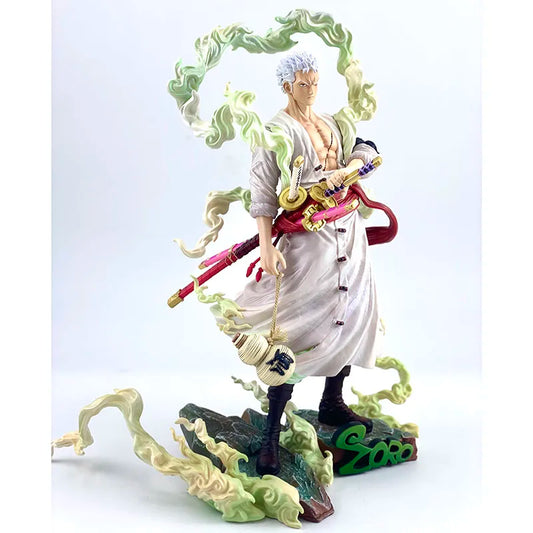 One Piece Figure - Roronoa Zoro (Effetti Verdi) (36cm)