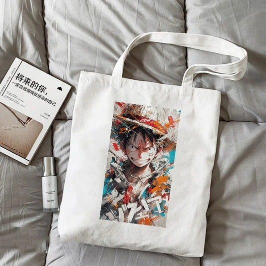 Bolsa de mano de One Piece: Retrato intenso de Luffy