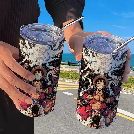 Bottiglia d'acqua di paglia One Piece - Luffy Gear 4 Snakeman Combat