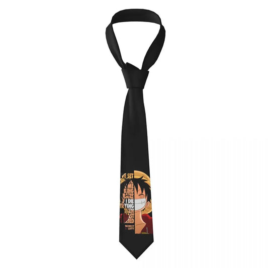 Cravate One Piece – Luffy Portrait Classique