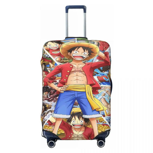 Funda de maleta de One Piece - Pose clásica de Monkey D. Luffy