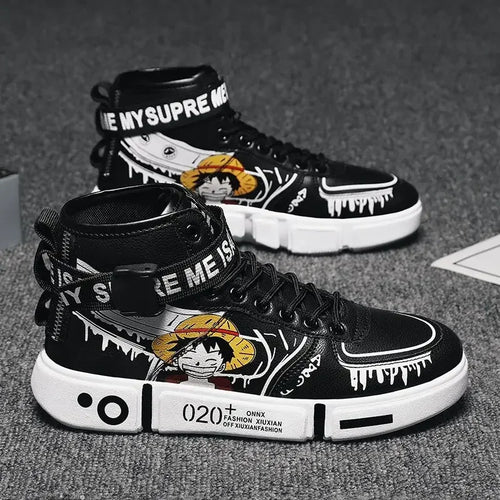 Sneakers One Piece - Streetwear Nero Luffy