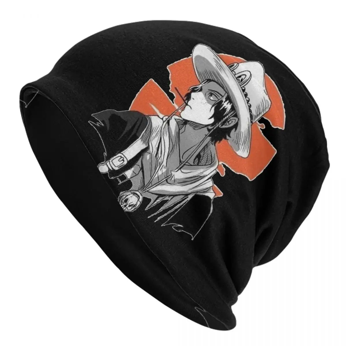 Gorro de One Piece - Ace Skull Black