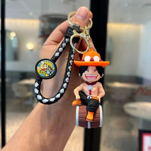 Portachiavi con statuetta di One Piece – Classic Ace