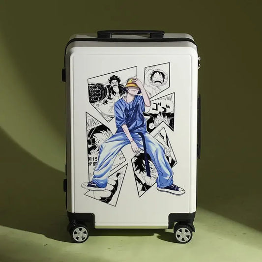 Valise One Piece - Illustration Trafalgar Law (Blanc)