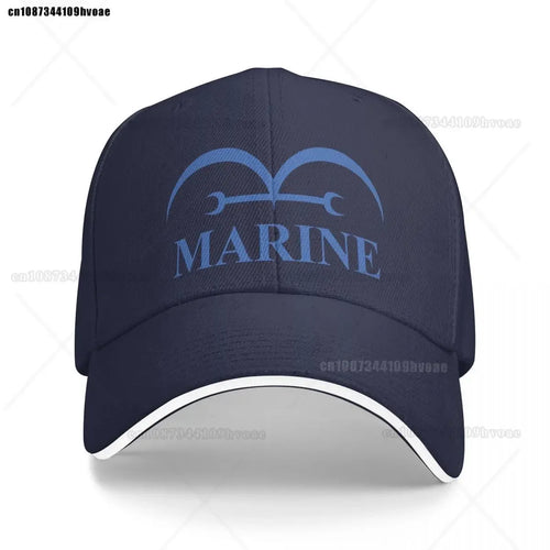 Cappellino blu navy One Piece (logo ricamato)