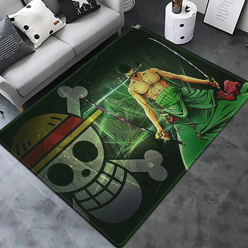 Alfombra de One Piece - Los Hermanos del Corazón: Luffy, Sabo y Ace (Ilustración)