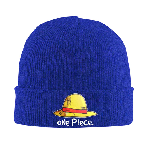 Gorro de One Piece - Puño bordado azul real