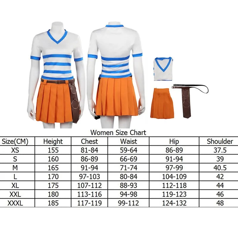 Costume cosplay di One Piece - Abito di Nami (versione Whole Cake Island)