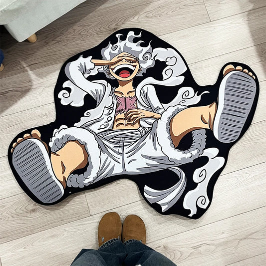 Tapis One Piece - Design Monkey D. Luffy Gear 5 (Forme Silhouette)