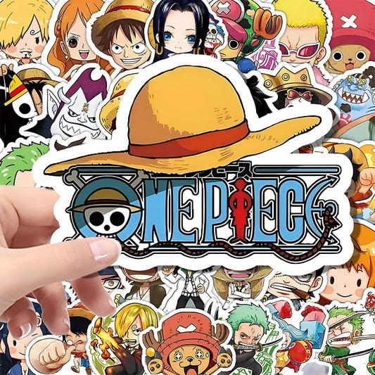 Pack de Stickers One Piece - Designs Kawaii et Chibi (Personnages Variés)