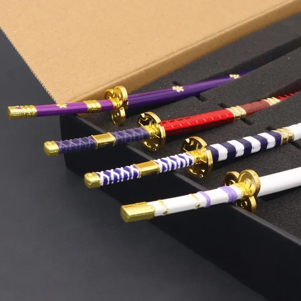 Sabre One Piece - Set de 4 Katanas de Roronoa Zoro (Collection Armes)