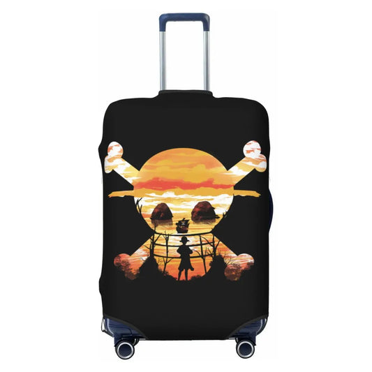 Funda de maleta de One Piece - Calavera y huesos cruzados de Jolly Roger