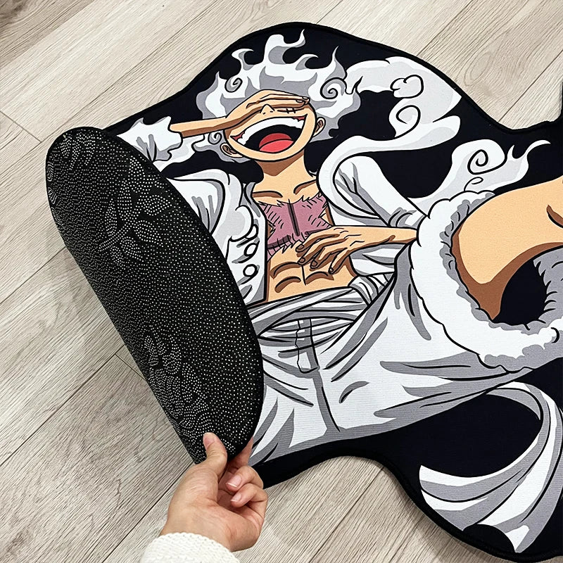 Tapis One Piece - Design Monkey D. Luffy Gear 5 (Forme Silhouette)