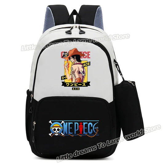 Mochila de One Piece: Monkey D. Luffy se busca colorida