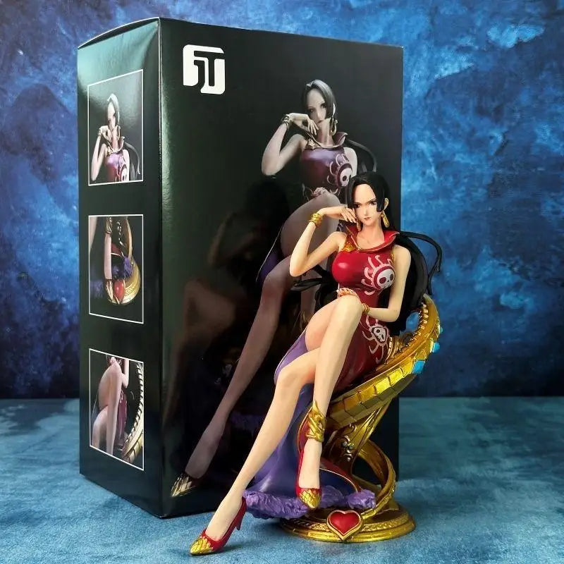 Figura de One Piece - Boa Hancock (Pose del Trono Sentado - Coleccionable)