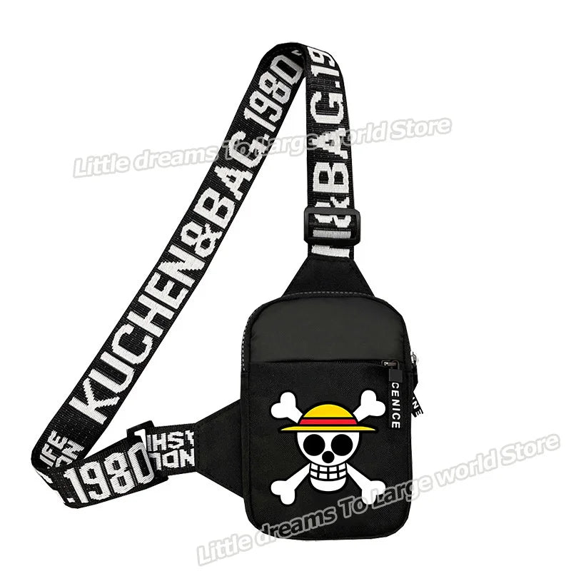 Sac bandoulière One Piece – Emblème Pirates Chapeau de Paille