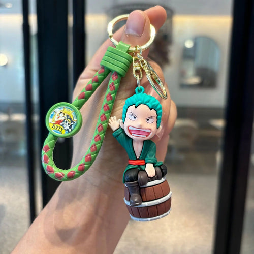 Portachiavi con statuetta di One Piece – Versione fumetto di Zoro