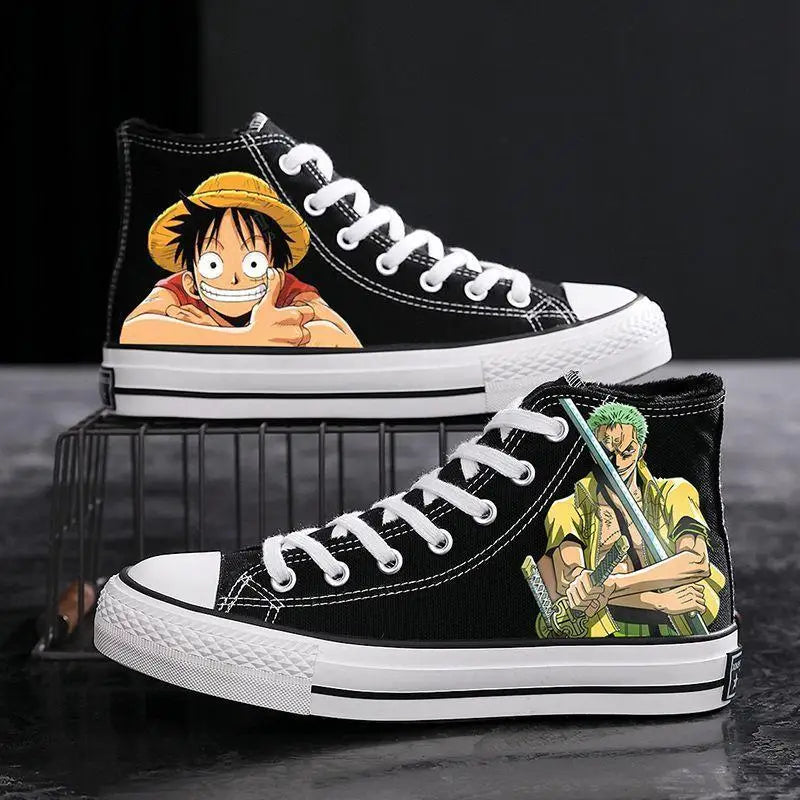 Zapatillas de One Piece - Zoro Portrait Black