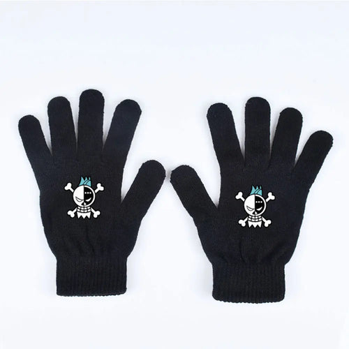 Gants One Piece – Skull Pirate Bleu Clair