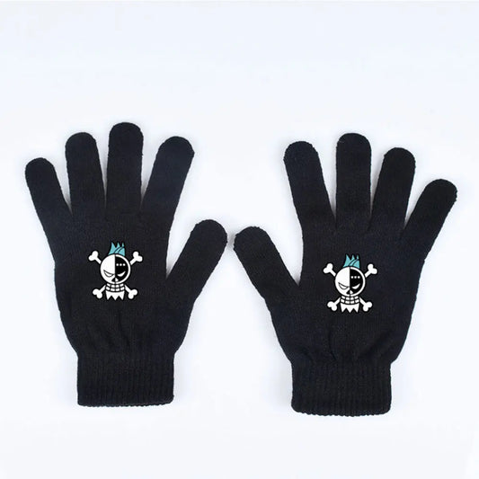 Gants One Piece – Skull Pirate Bleu Clair