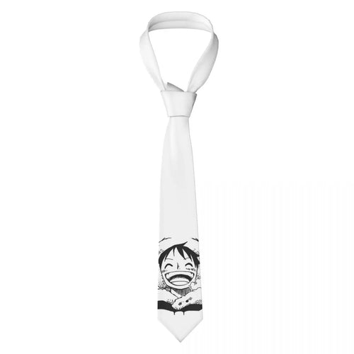 Corbata de One Piece – Pirata Calavera Blanca