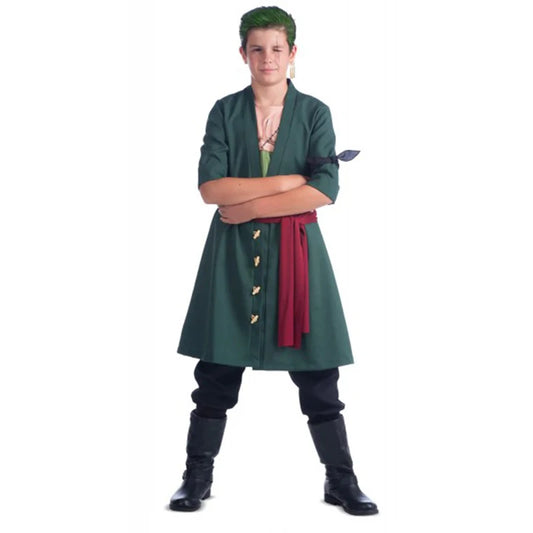 Disfraz de One Piece - Traje infantil de Roronoa Zoro (con accesorios)