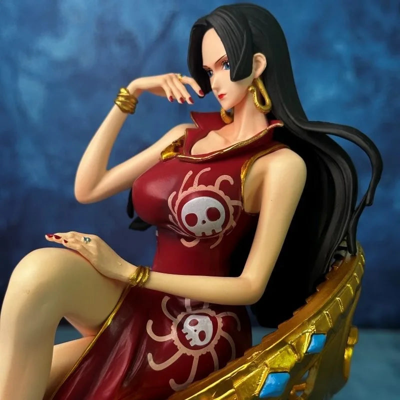 Figura de One Piece - Boa Hancock (Pose del Trono Sentado - Coleccionable)