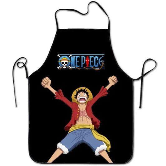 Grembiule One Piece – Logo nero di Monkey D. Luffy