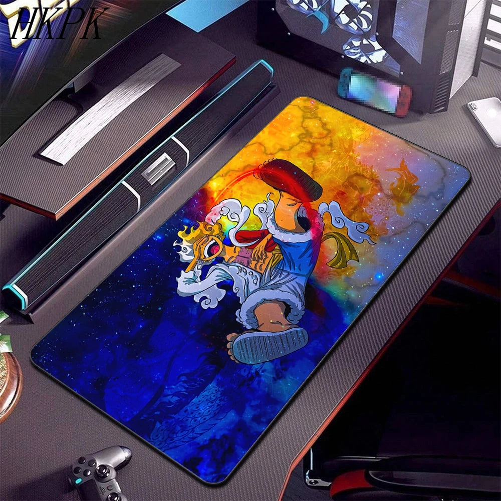 Tapis de Bureau One Piece - Gear 5 Luffy Aura Céleste
