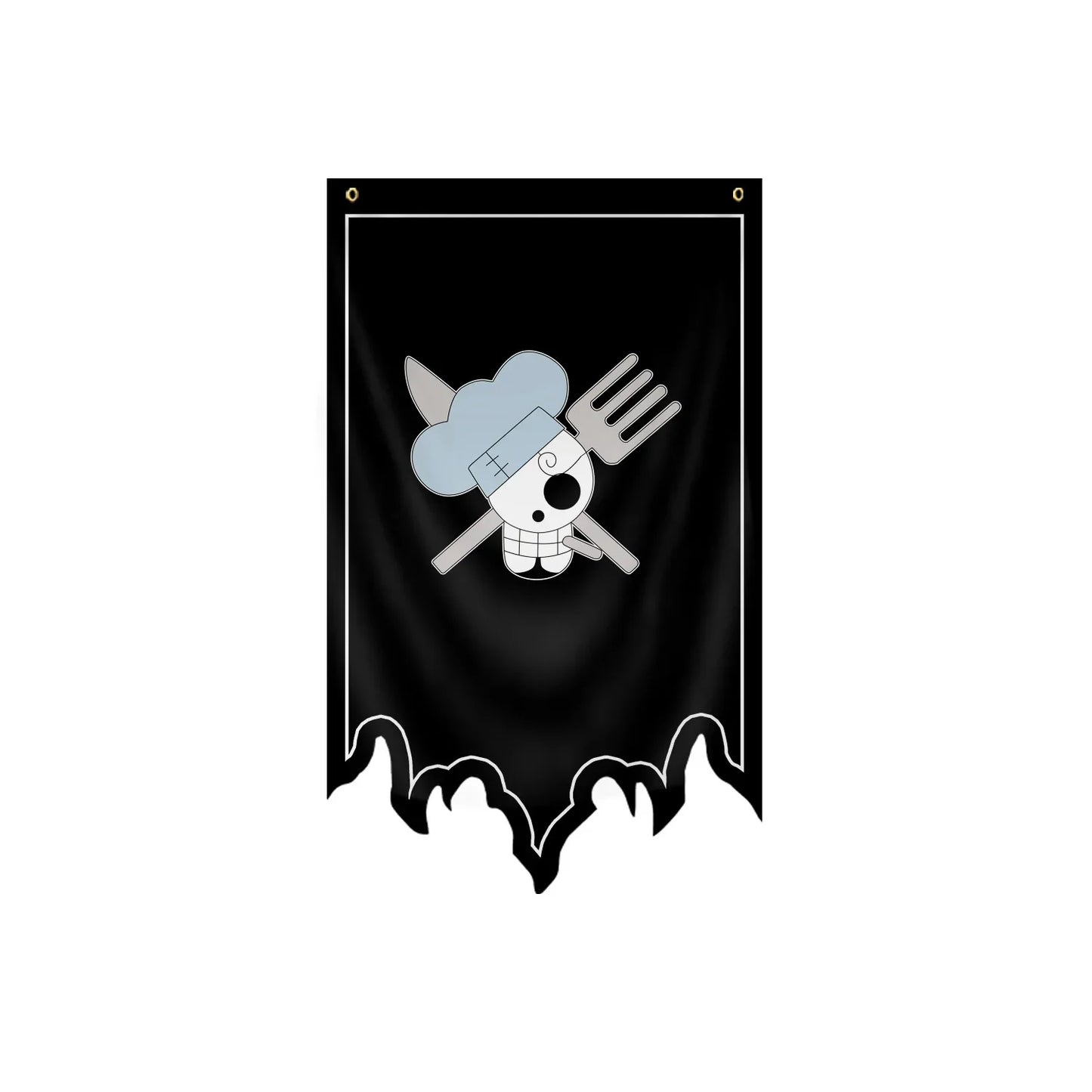 Bandera de One Piece - Jolly Roger Sanji (Cocinero)