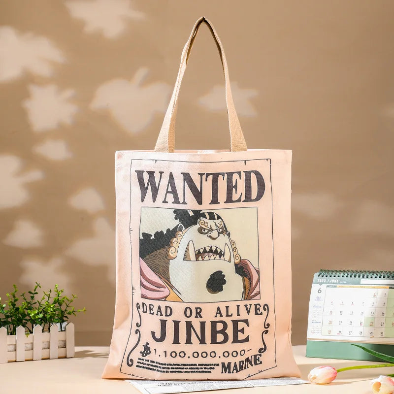 Borsa tote One Piece – Poster ricercato Jinbe Marine Power