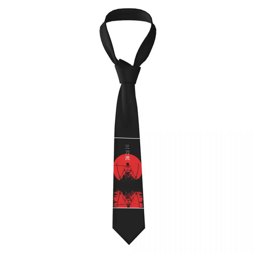 Cravatta One Piece – Emblema Pirata Rosso