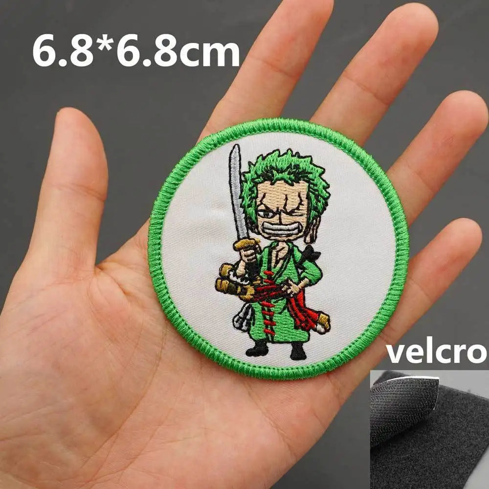 Parche de One Piece - Combate de Roronoa Zoro (Círculo Verde)
