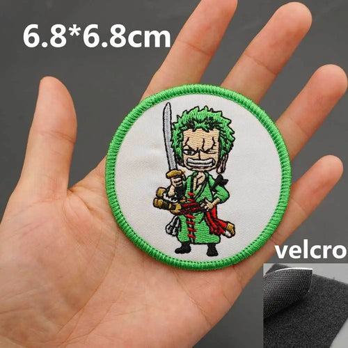 Parche de One Piece - Combate de Roronoa Zoro (Círculo Verde)