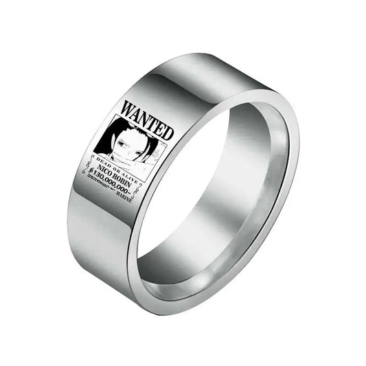 Anillo de One Piece - Se busca Nico Robin