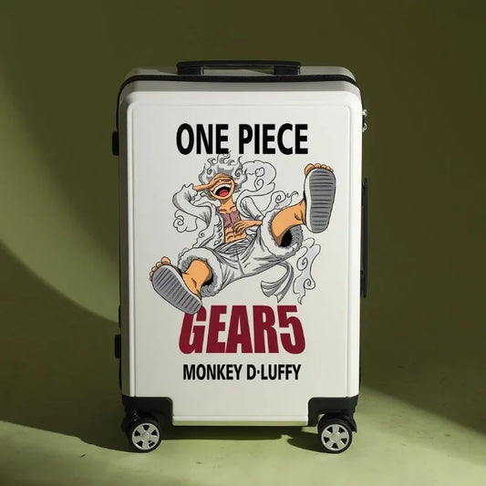 Valigia One Piece - Design Monkey D. Luffy Gear 5 (Bianco)