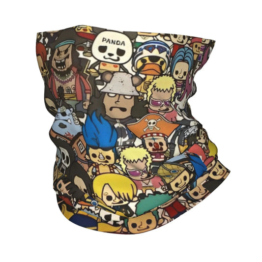 Calentador de cuello de One Piece - Collage de Mugiwaras
