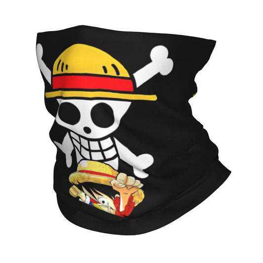 Calentador de cuello de One Piece - Luffy Skull Straw